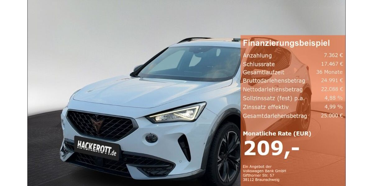 Cupra Formentor 42.927 km 28.480 &euro; Hannover 30165