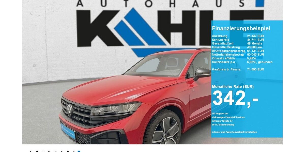VW Touareg 16.262 km 69.990 &euro; Stadthagen 31655
