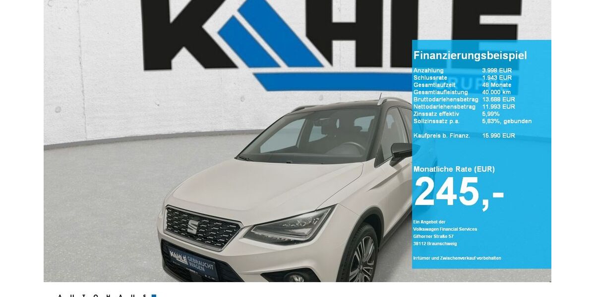 Seat Arona 68.520 km 15.990 &euro; Neustadt am Rübenberge 31535