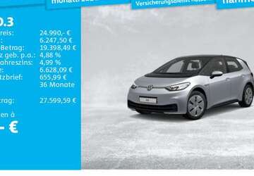 VW ID.3 27.216 km 24.990 &euro; Lehrte 31275