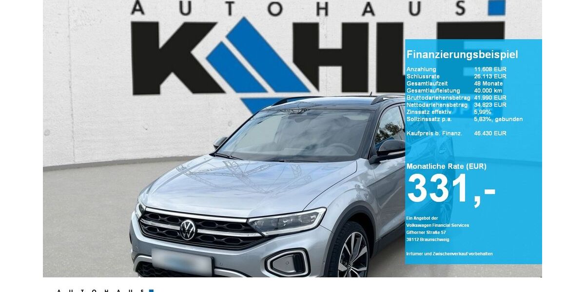 VW T-Roc 5.000 km 46.430 &euro; Hannover 30419
