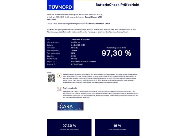 Hyundai TUCSON 88.304 km 24.980 &euro; Burgwedel 30938